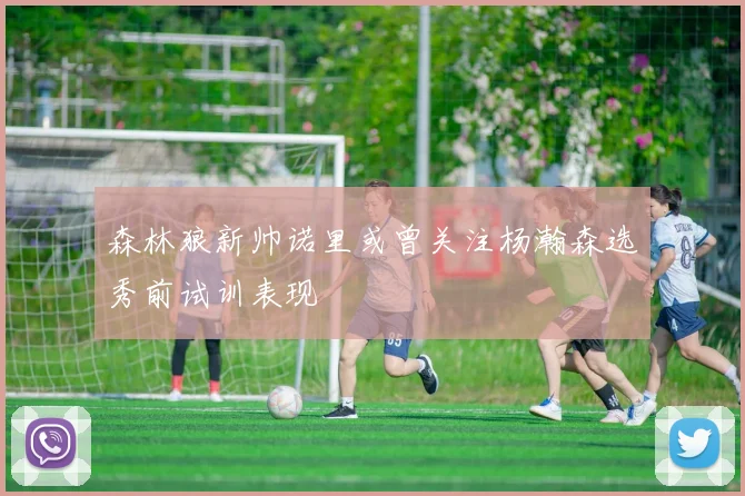 森林狼新帅诺里或曾关注杨瀚森选秀前试训表现
